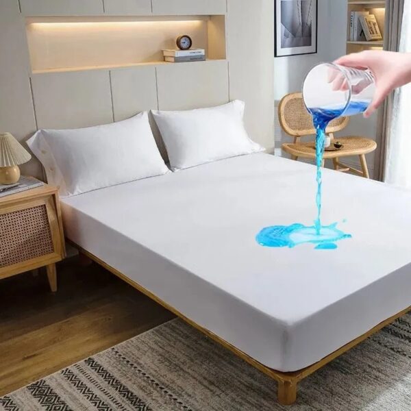 Waterproof Mattress Cover King Sized Mattress Mattress Protector Anti Slip Bed Sheet 