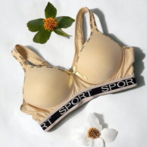 Padded Nylon Sports Bra