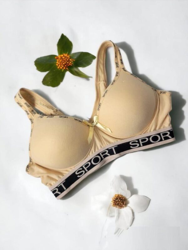 Padded Nylon Sports Bra