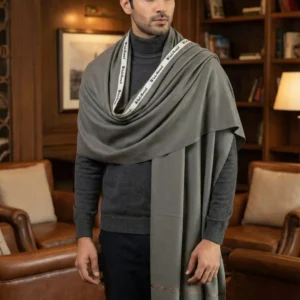 1 Pc Men’s Wool Plain Shawl