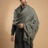 1 Pc Men's Wool Plain Shawl