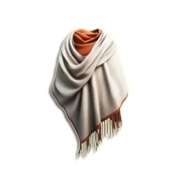 1 Pc Men's Wool Plain Shawl