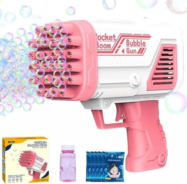 MZ112620022IPWE-media-1 36 Hole Bubble Machine Gun For Kids