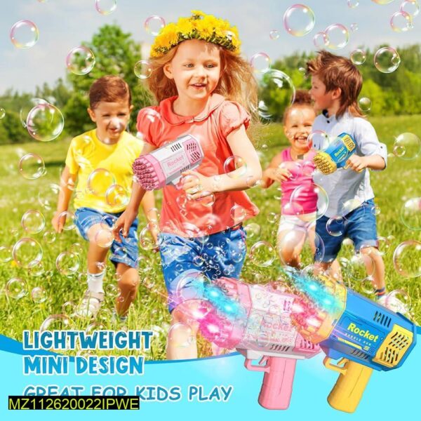 MZ112620022IPWE-media-3 36 Hole Bubble Machine Gun For Kids