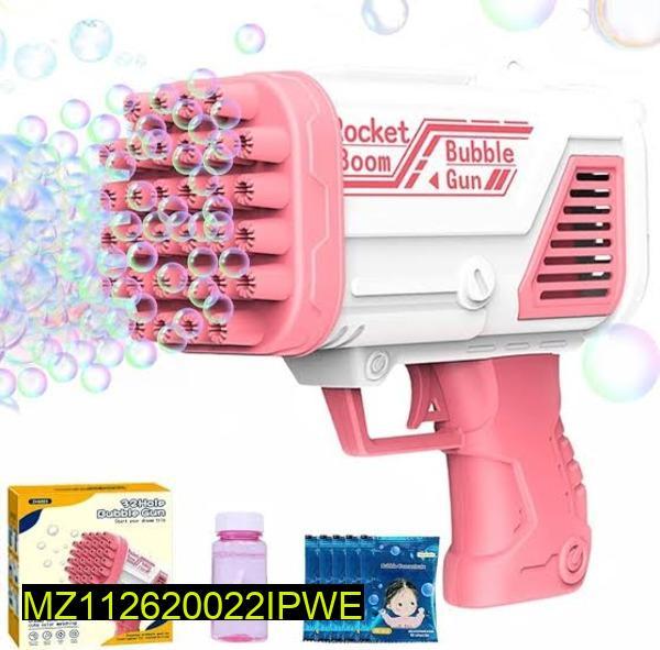 MZ112620022IPWE-media-4 36 Hole Bubble Machine Gun For Kids