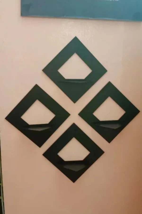 Pack of 04 Decorative Wooden Wall Shelves For Bedroom - Stylish Wooden Floating Wall Décor for Living Room I Wall Decor I Decoration Pieces I Decorations