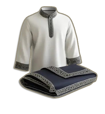 Men’s Unstitched Wash And Wear Suit - 4 Pcs - Elegant Green Plain Design