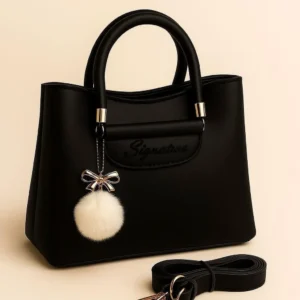 Girl’s Leather Plain Shoulder Bag