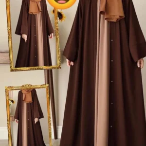 Georgette Plain Classic Abaya