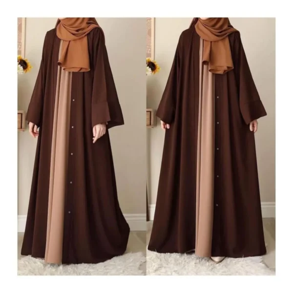 MZ2199200080BICN-media-3 Georgette Plain Classic Abaya