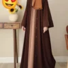 MZ2199200080BICN-media-4 Georgette Plain Classic Abaya
