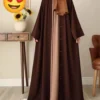 MZ2199200080BICN-media-5 Georgette Plain Classic Abaya