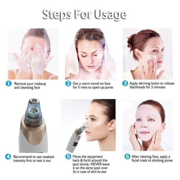 Easy Cleaning Derma Suction Facial Cleanser