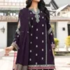 hgj .3 Pcs Women's Unstitched Embroidered Suit